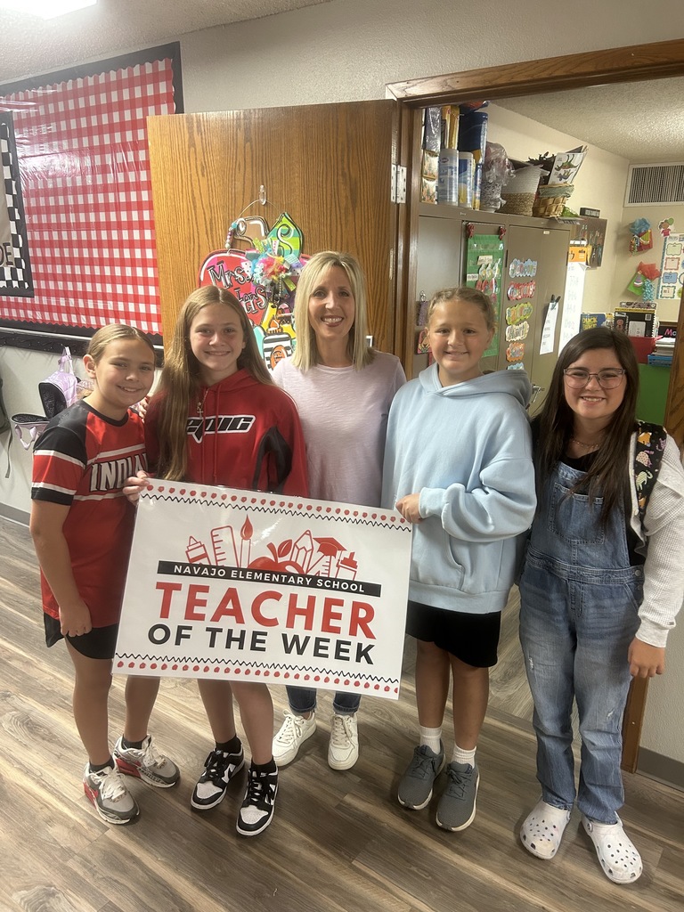 Elementary Teacher of the week is Mrs. Winters! 