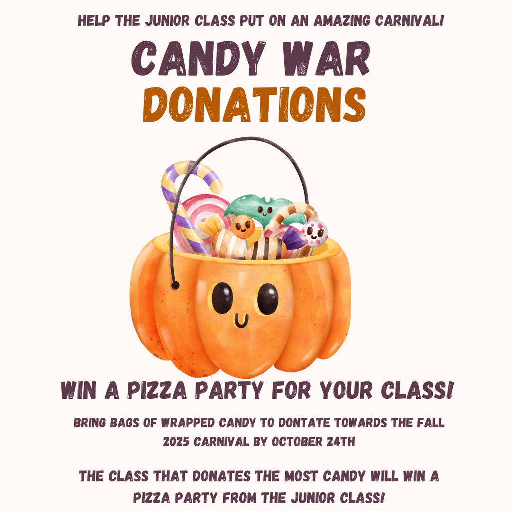 Candy War Donation Flyer
