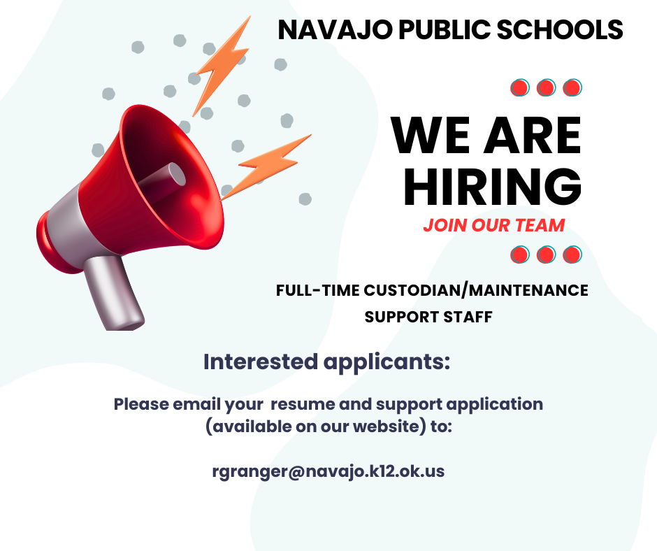 We are hiring flyer
