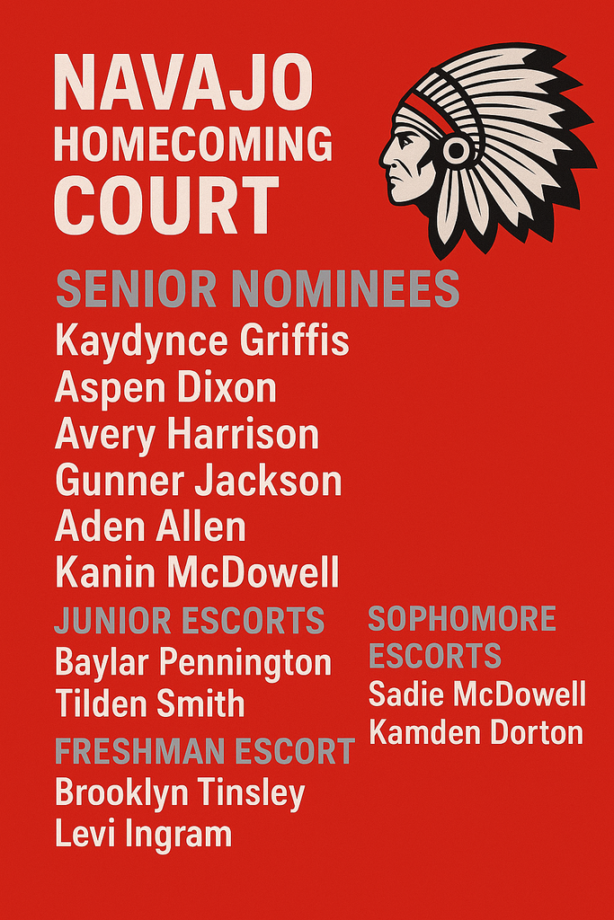 A list of names for Navajos home coming court