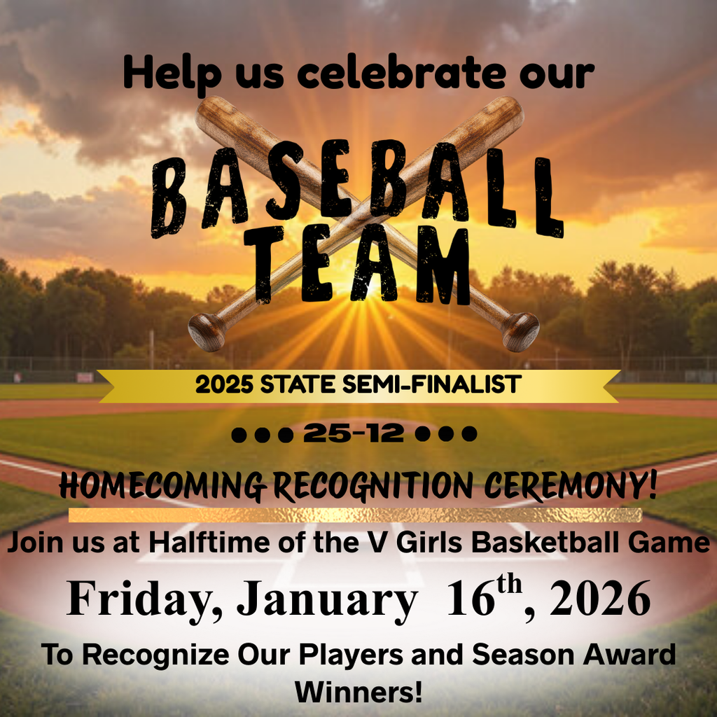 a baseball field with a glowing sunset behind it, as a background to the flyer. 