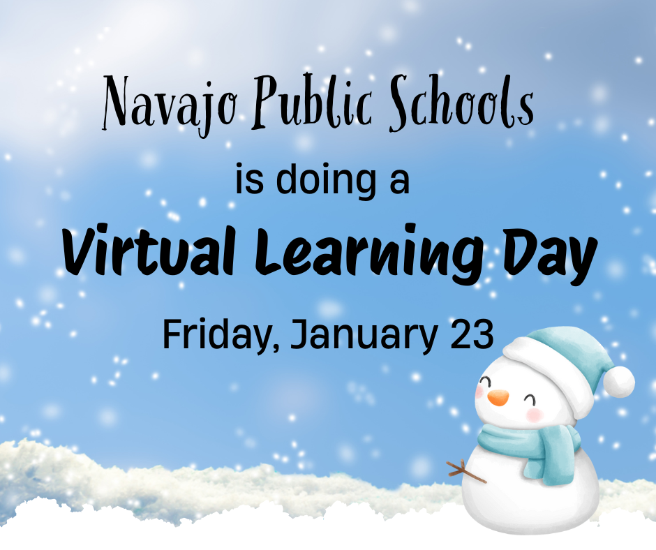 Virtual learning day on 1/23/2026
