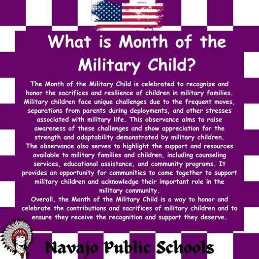 Information on Month of the Military Child