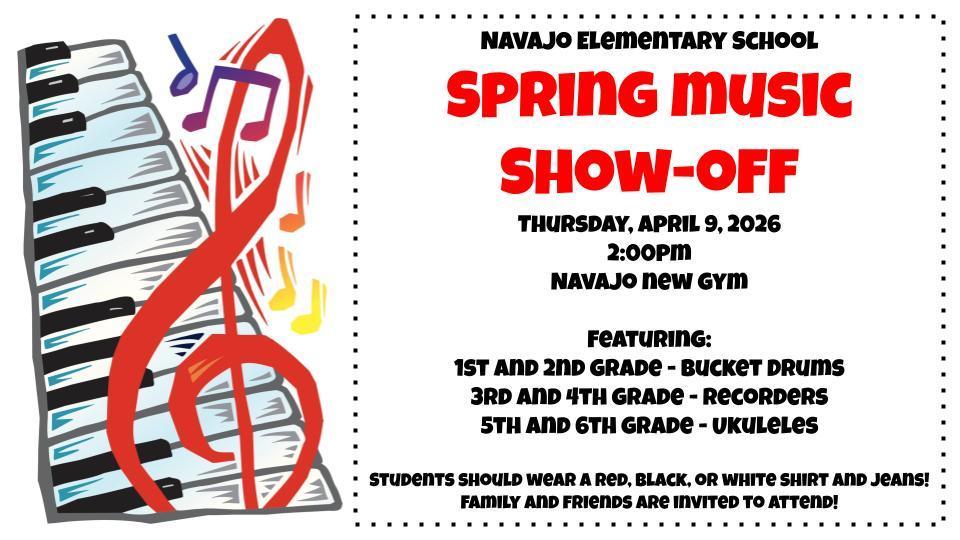 Spring music flyer