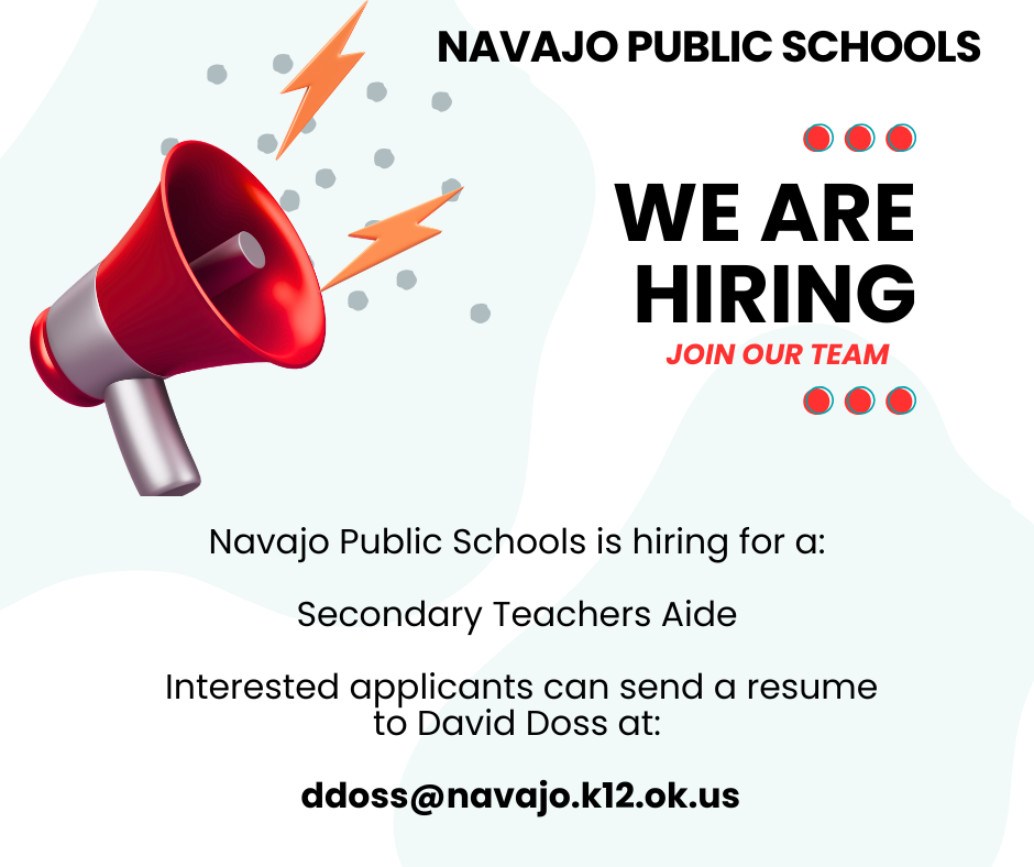 We are hiring flyer