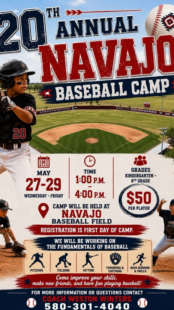 baseball camp info flyer