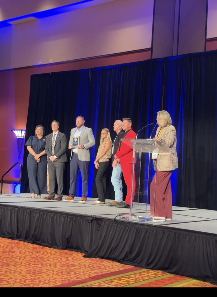 📸 Pictured: Ryan Granger accepting the OPSRC Platinum Award on behalf of Navajo Public Schools