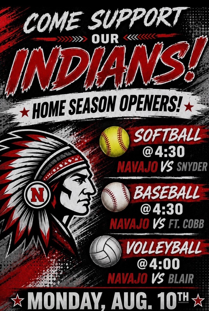 Sports season openers at Navajo! 