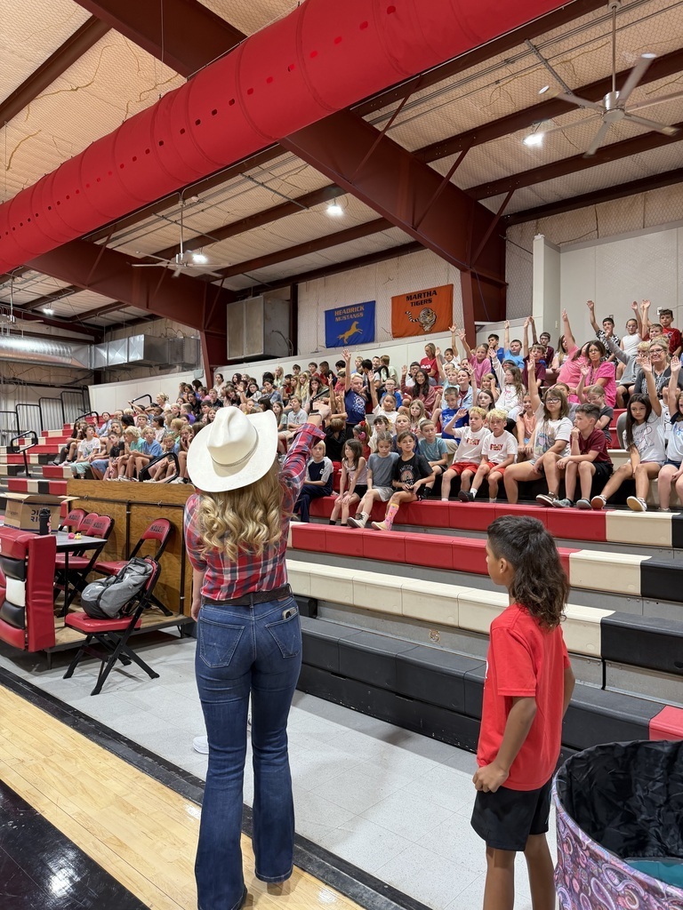 Great Plains Stampede Rodeo visiting Navajo Elementary