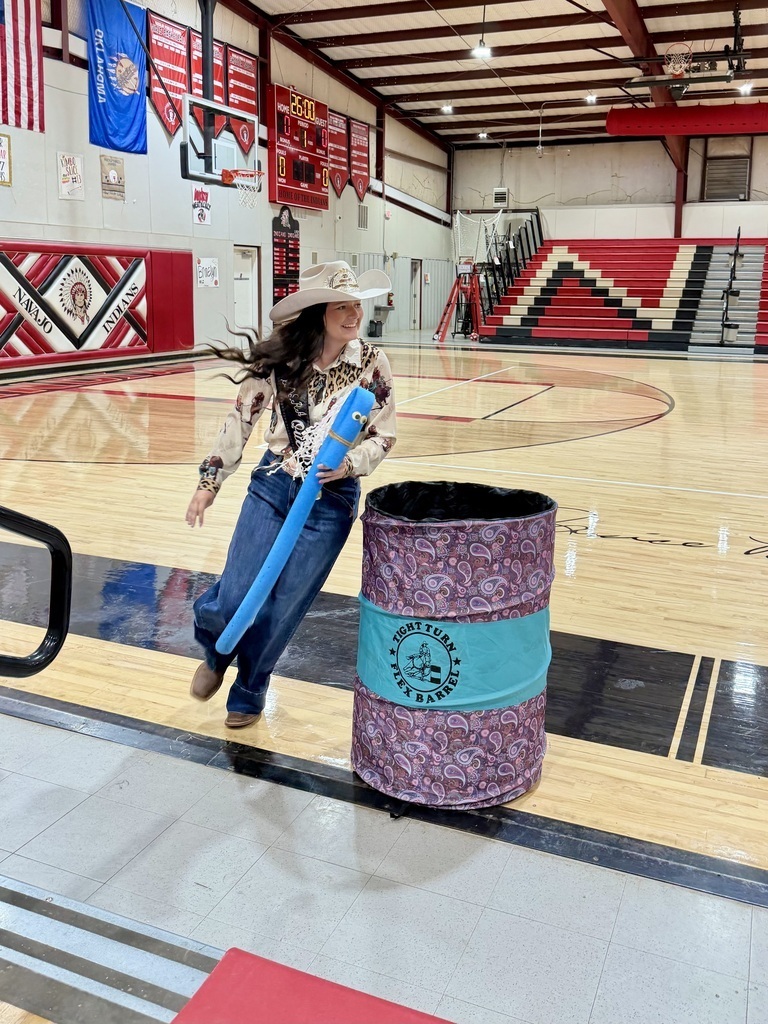 Great Plains Stampede Rodeo visiting Navajo Elementary