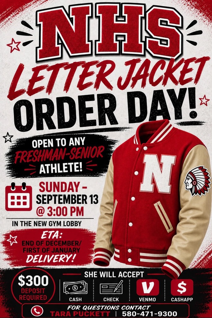 NHS letter jacket order day!