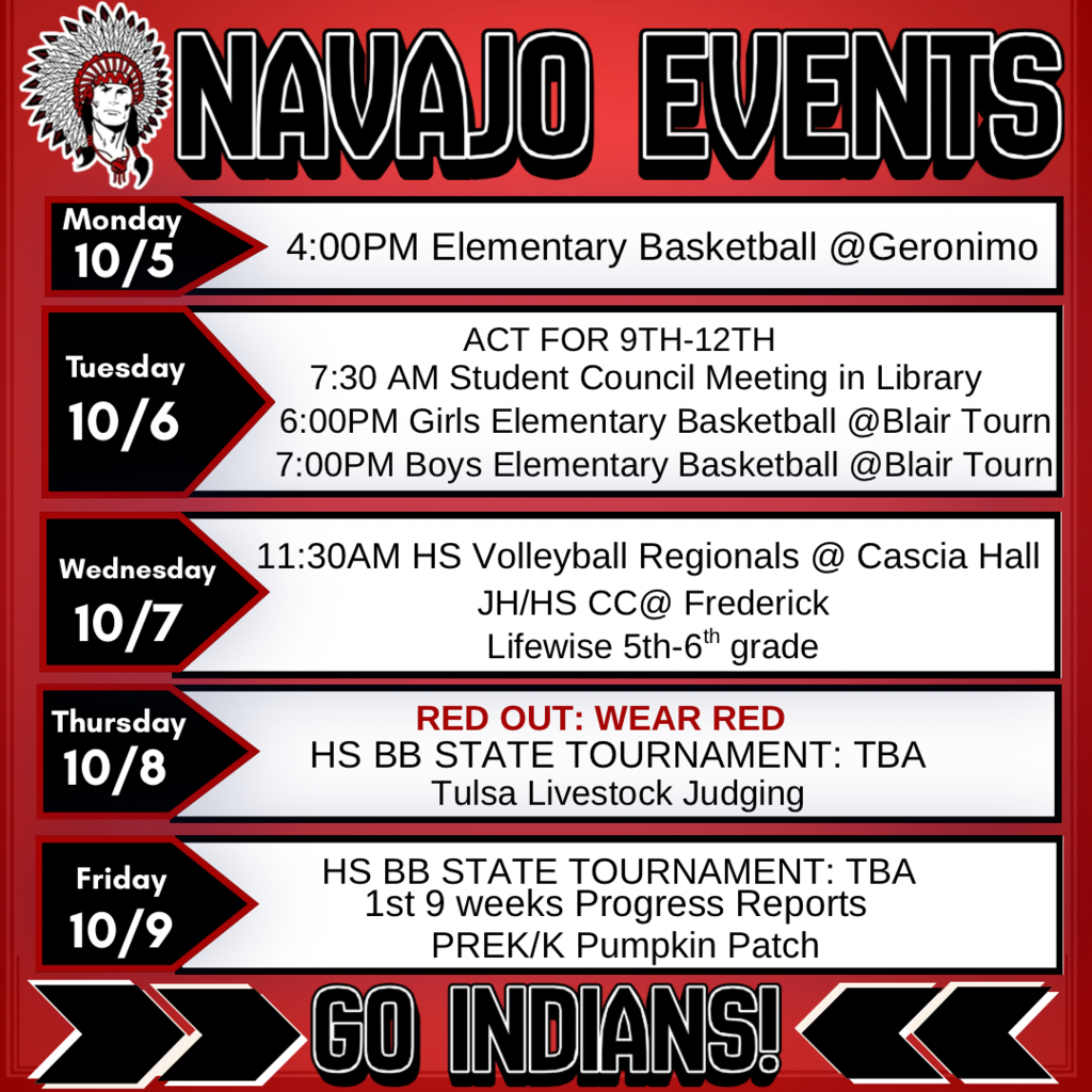 This weeks events 