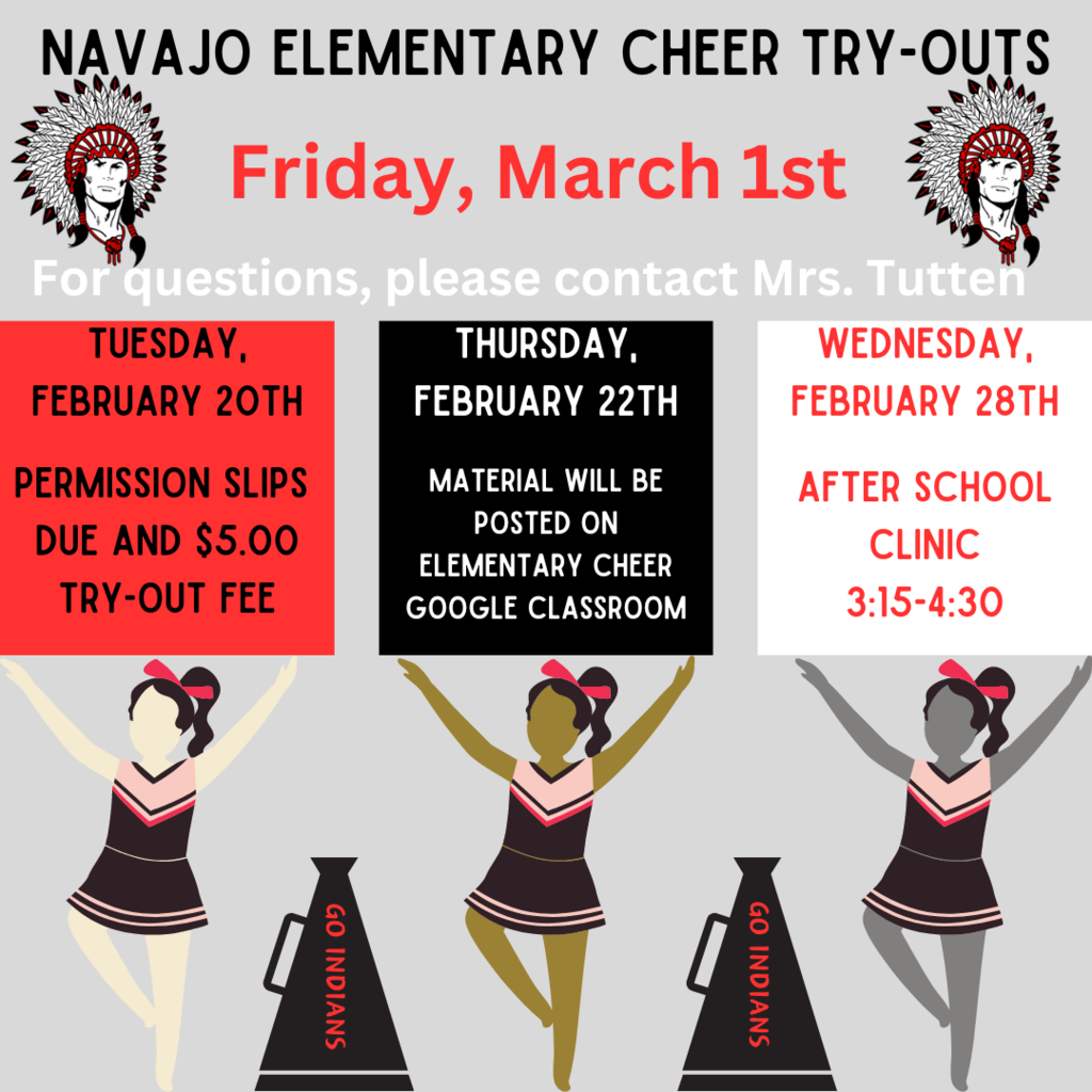 Elemetnary Cheer Tryouts