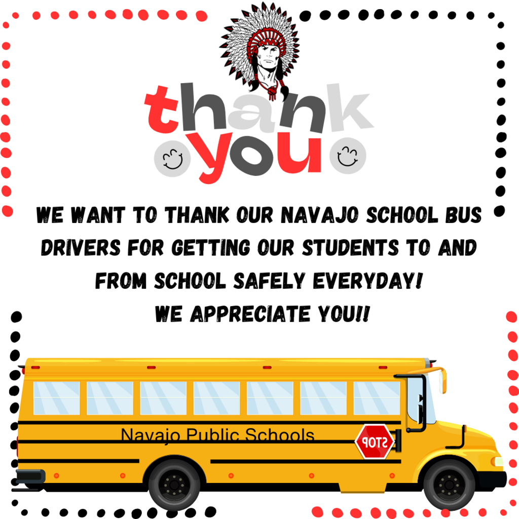 Thank you to our bus drivers for getting our students to and from school everyday! We appreicate you!