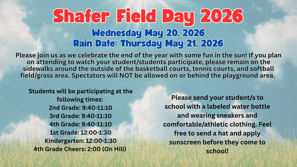 Shafer Field Day 2026