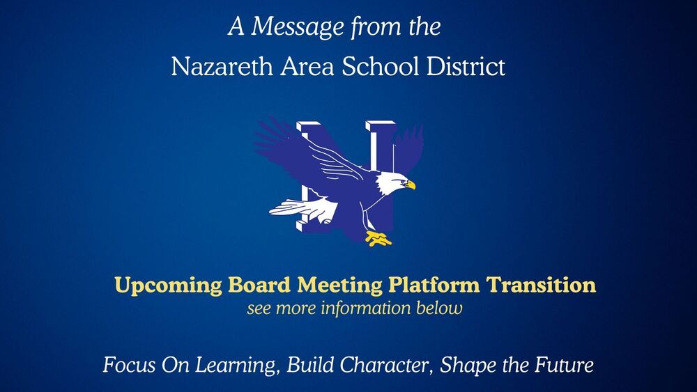 Upcoming Board Meeting platform transition