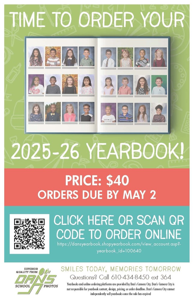 Middle School Yearbook Orders 2026