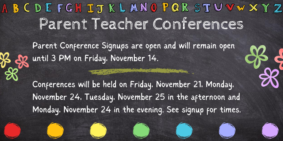 Parent Teacher Conference Signup Graphic
