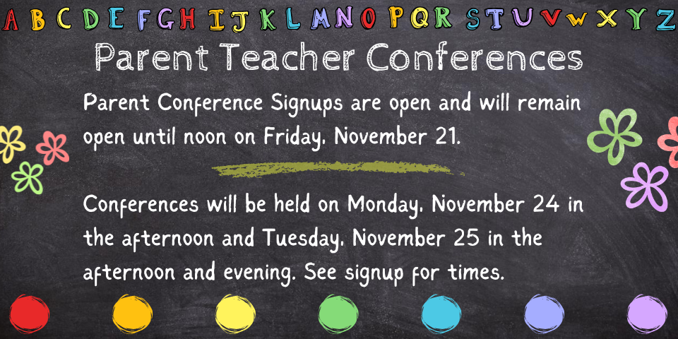 Parent Teacher Conference Signup Graphic