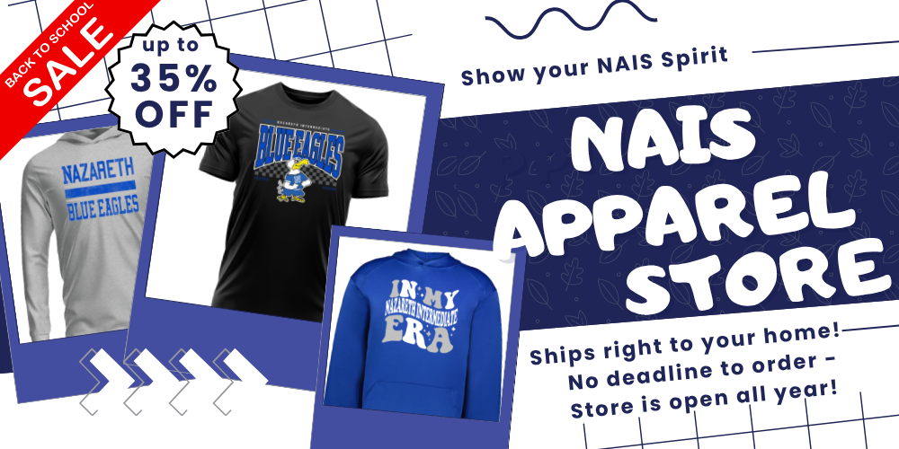 image of school apparel advertising apparel store