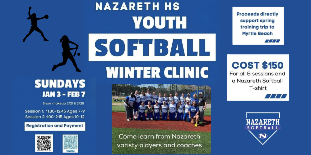 softball clinic flyer