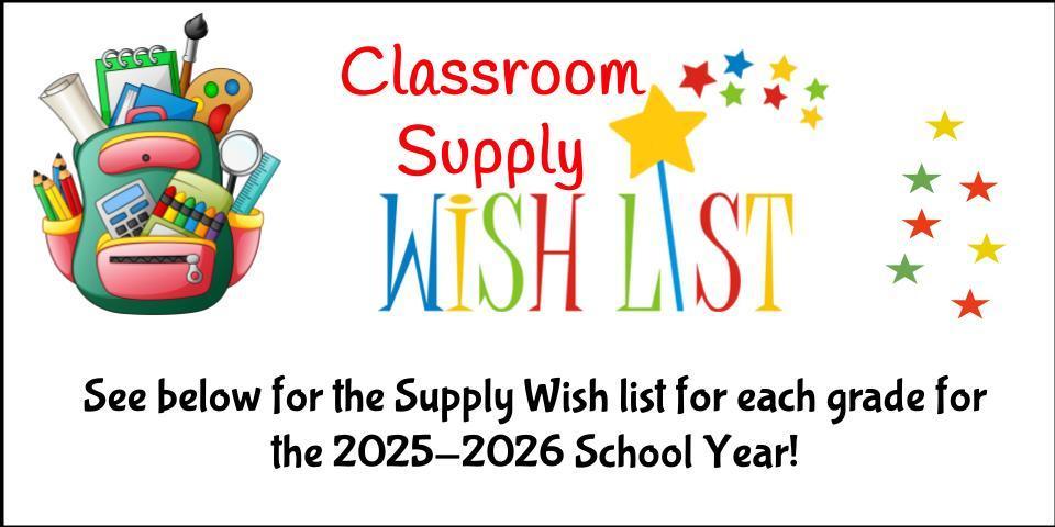 Supply Wish List 25-26
