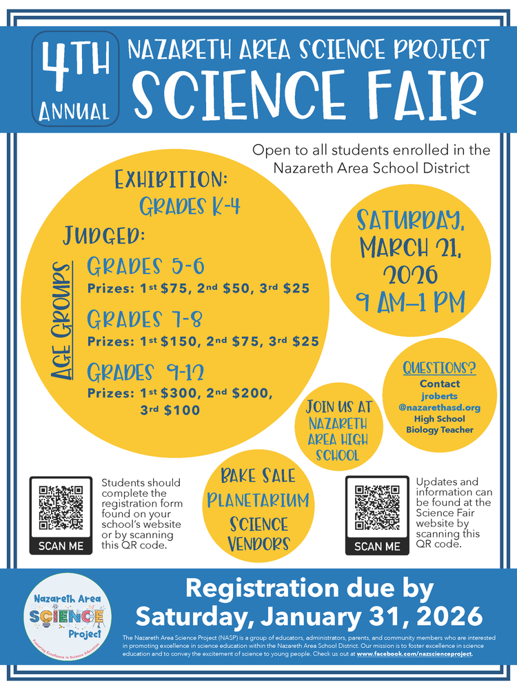 Science Far Registration Flyer
