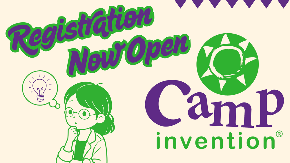 Camp Invention Registration Graphic