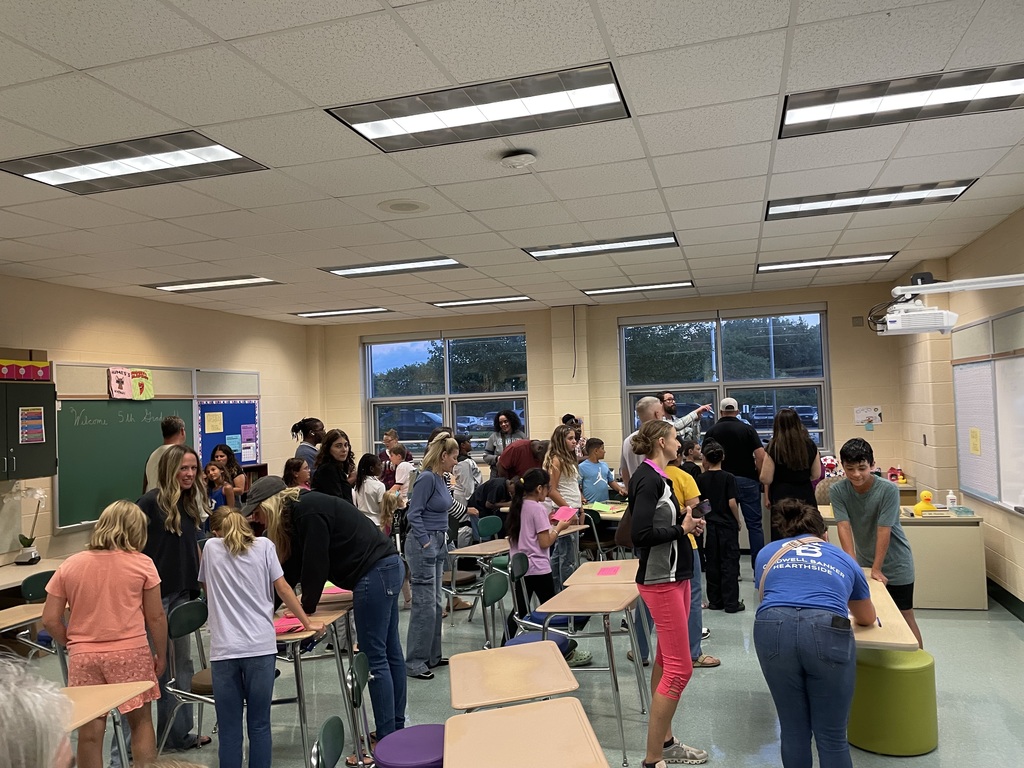 Lots of meet and greets during the Open House