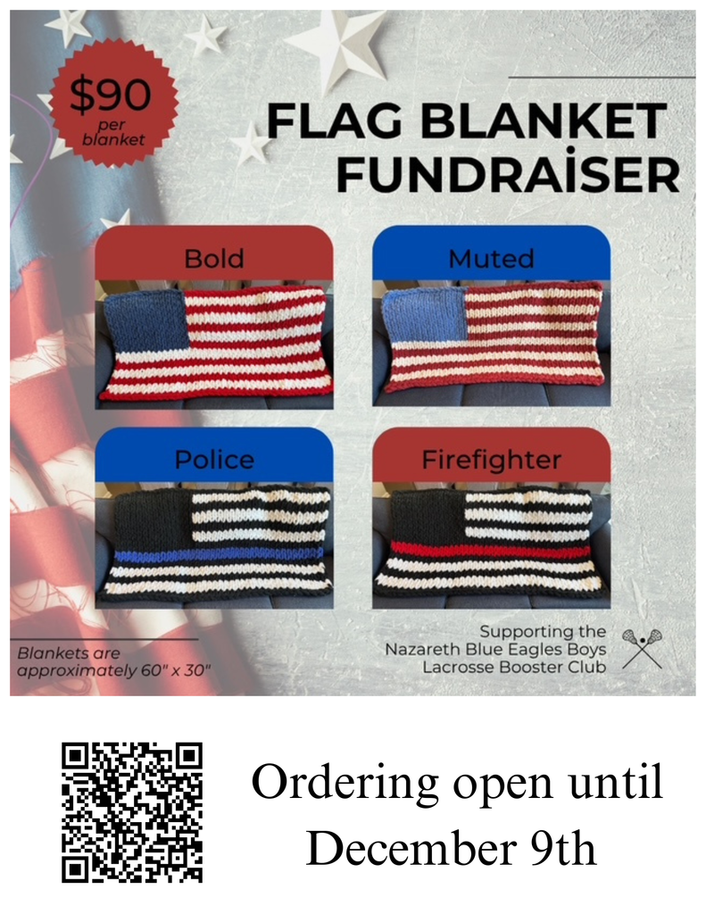 Boys Lax Flag Blanket Fundraiser