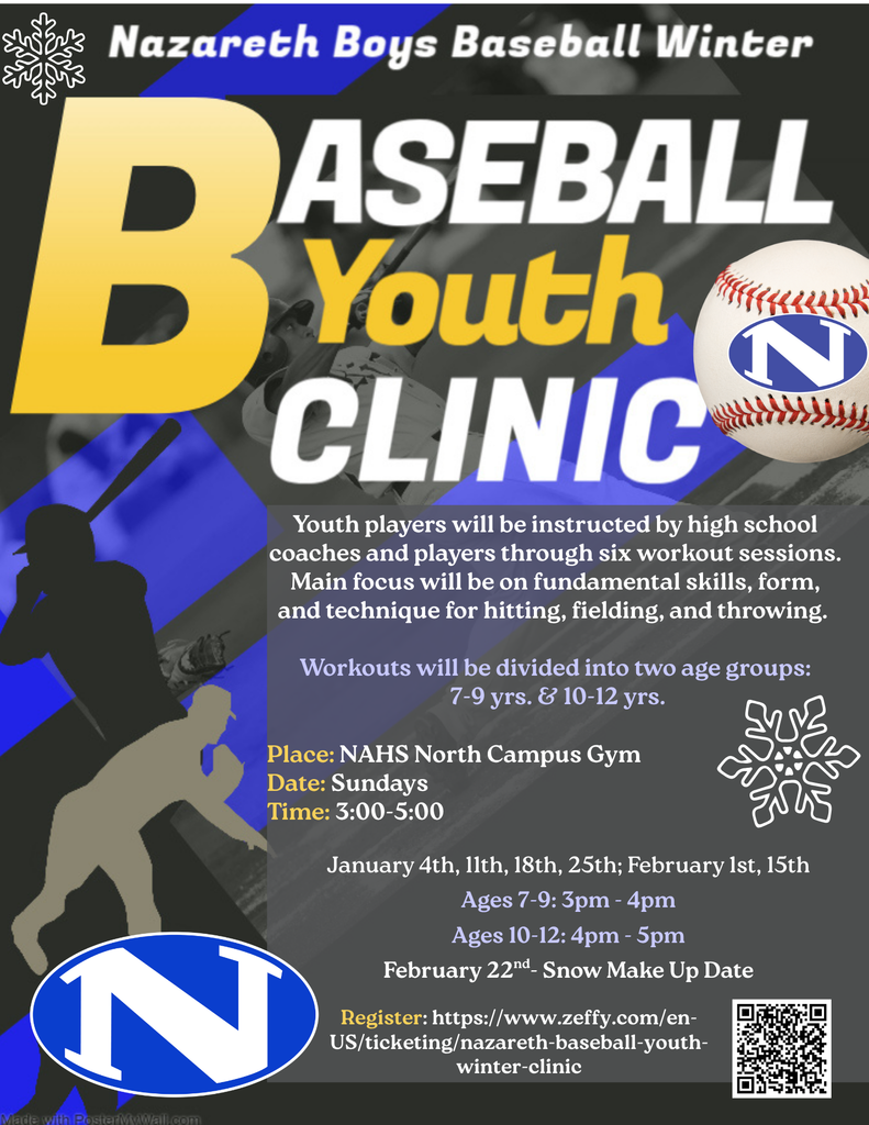 Nazareth Baseball Winter Youth Clinic