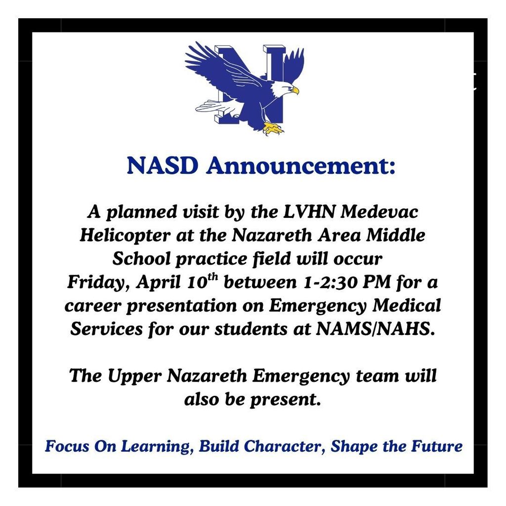 MEDEVAC Helicopter Visit to NAMS