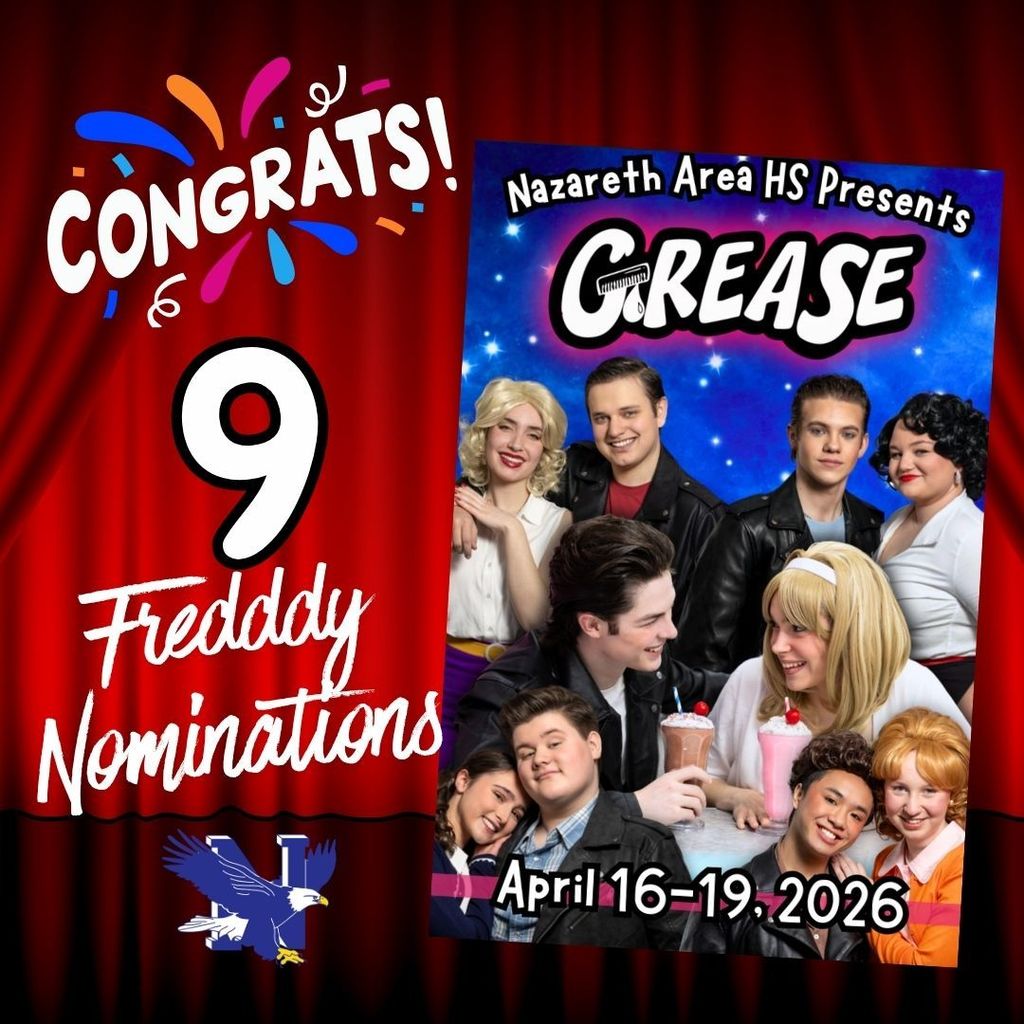 Grease Freddy Award Nomination