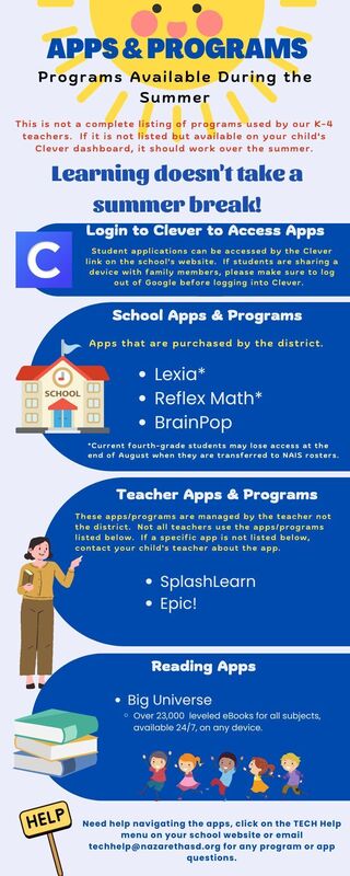 Tech Apps for Summer