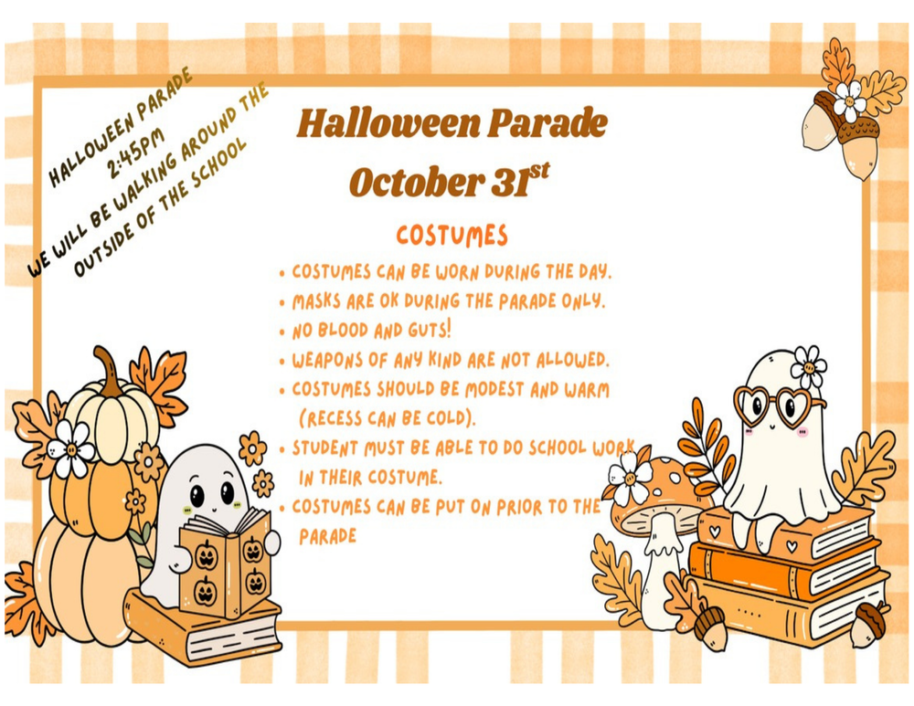 Halloween Parade Details