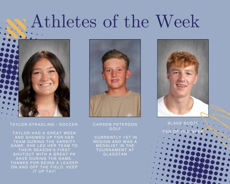 Athletes of the Week bios
