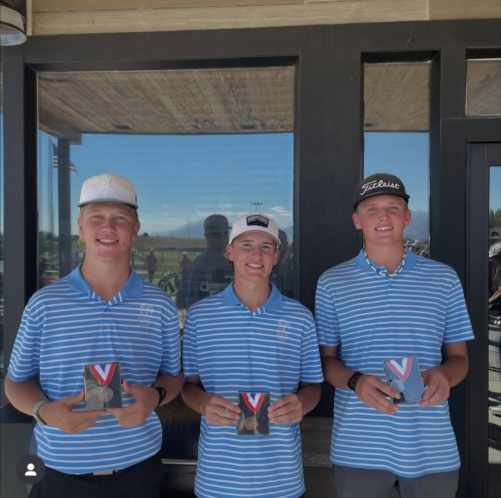 boys golf- region placers: Carson Peterson, Jack Nelson, Miles Shoemaker