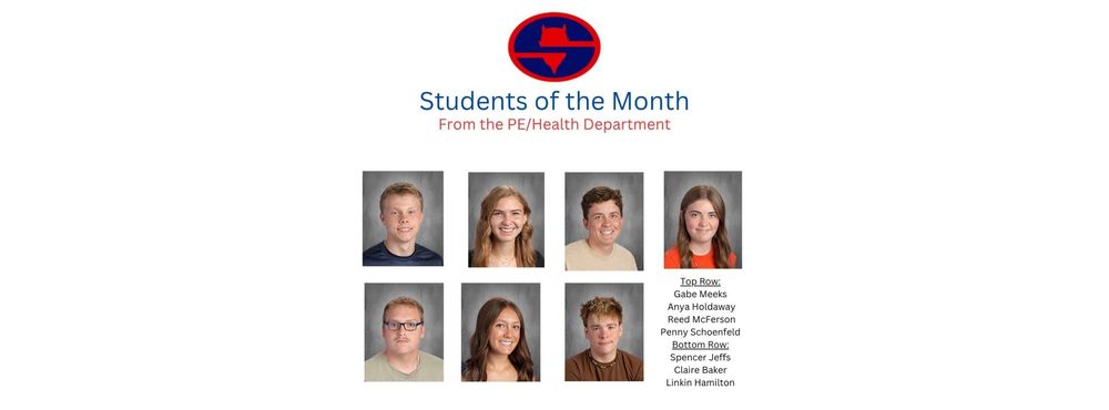 October Students of the Month