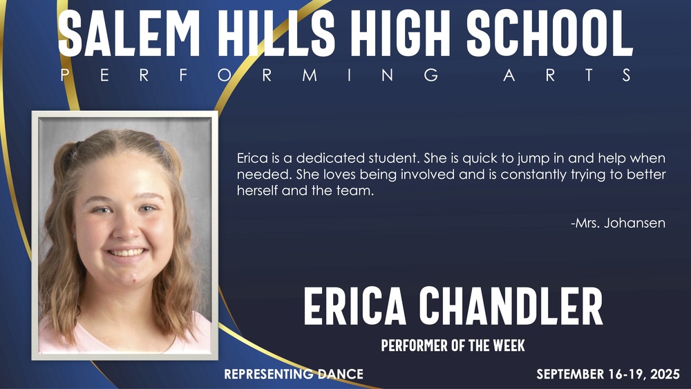 Performer of the Week: Erica Chandler