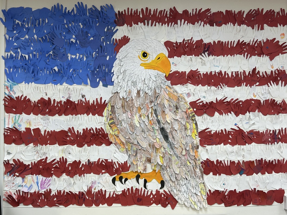flag and eagle