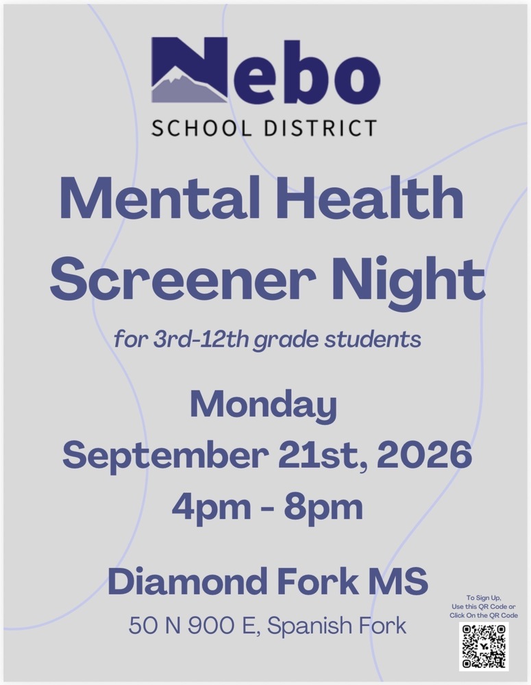 Mental health screener flier
