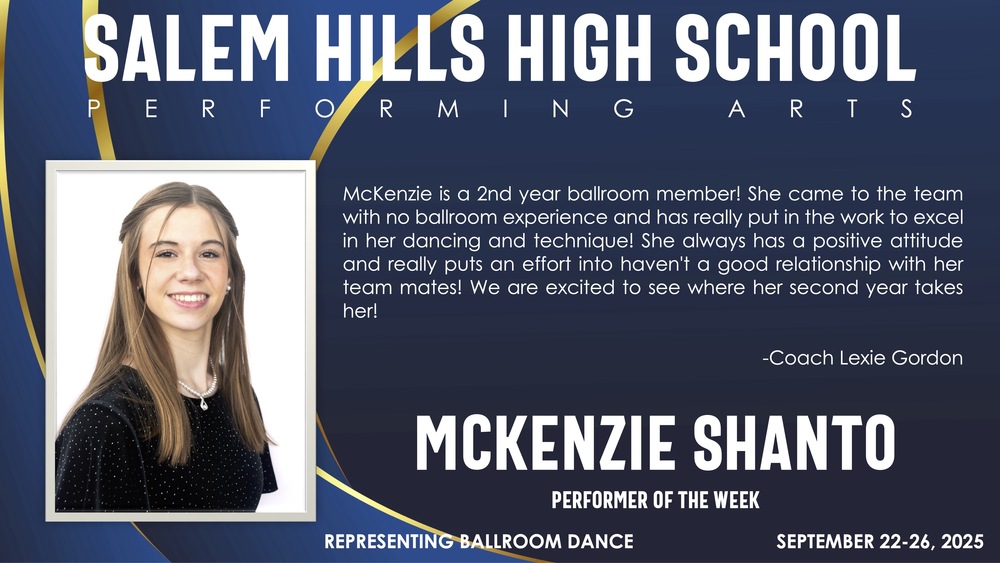 Performer of the Week: Mckenzie Shanto