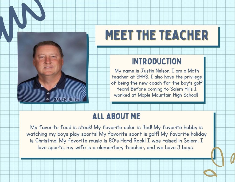 Teacher/Coach spotlight: Justin Nelson