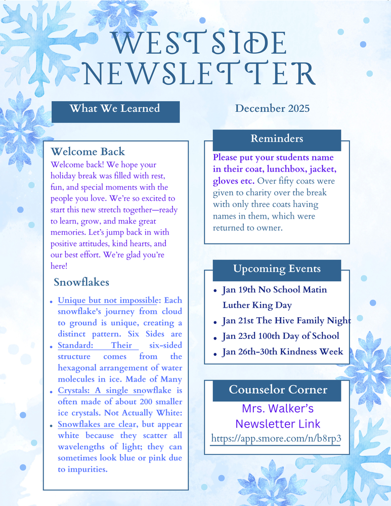 January Newsletter