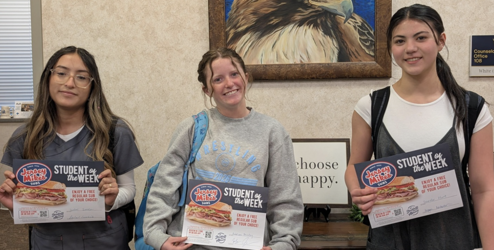 Jersey Mike's Students of the Week! 