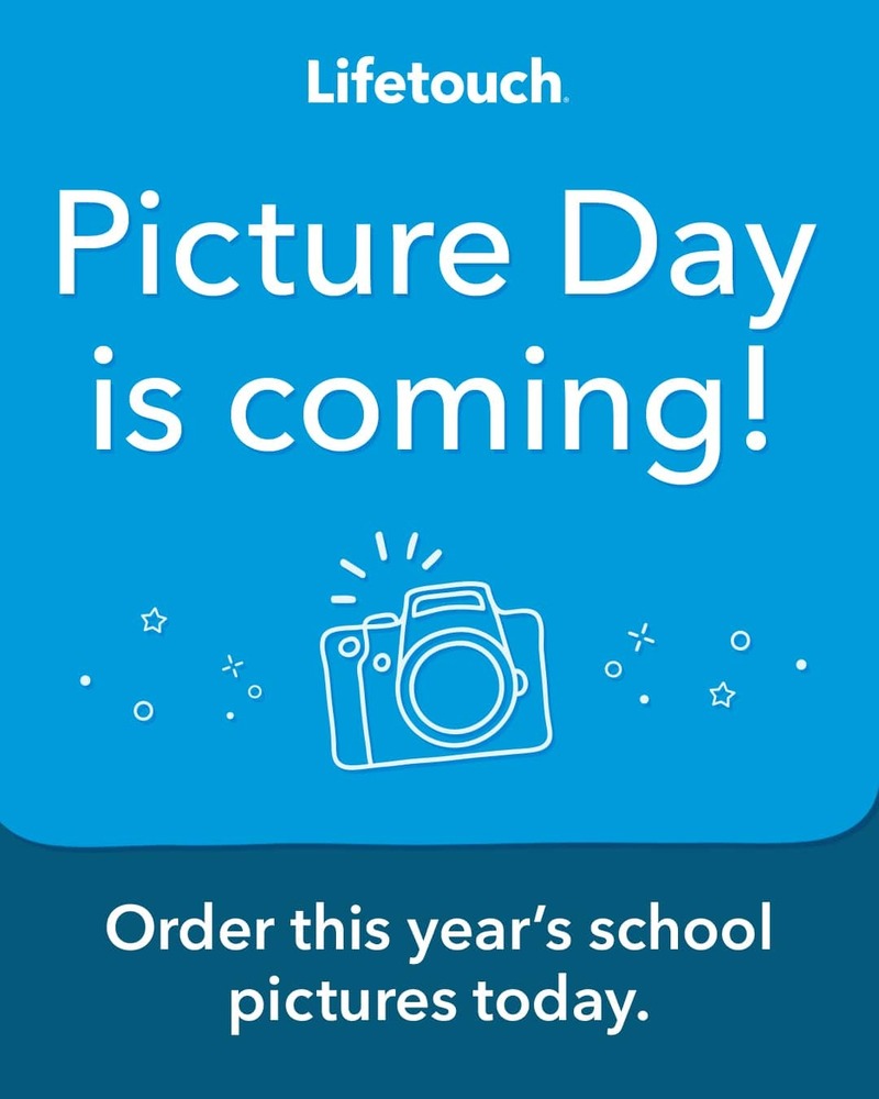 Picture Day is coming on Friday, August 21! You can place your order on mylifetouch.com using your Picture Day ID: EVTWMQZQ8. Order before midnight on Picture Day to get FREE shipping! Your child can also bring their completed flyer with cash or check on Picture Day. Orders after Picture Day must be placed online on mylifetouch.com