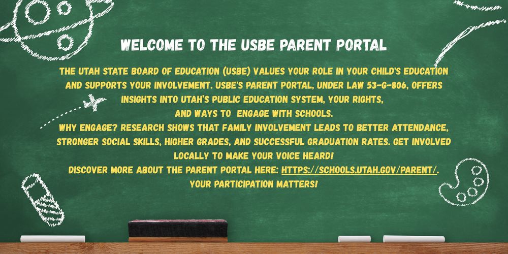 Welcome to the USBE Parent Portal