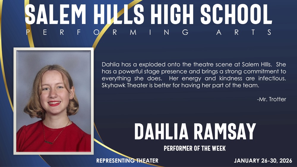 Performer of the Week: Dahlia Ramsay