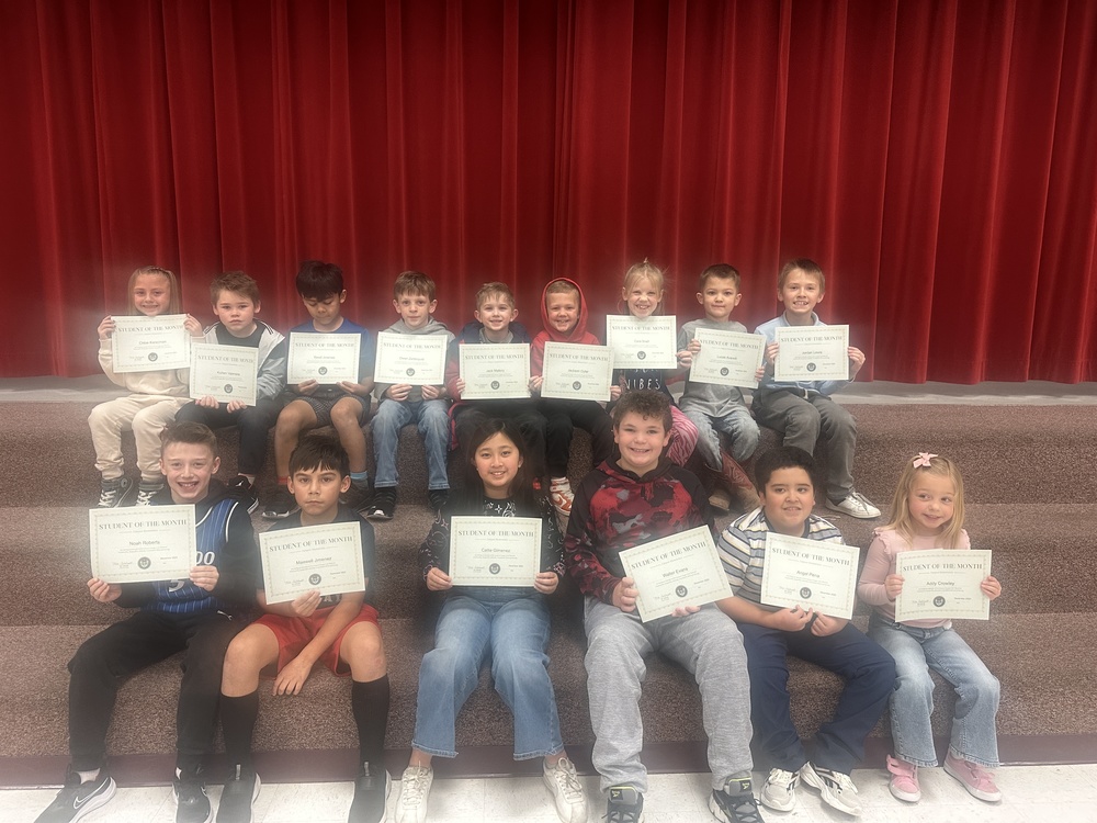 Decmeber Students of the month