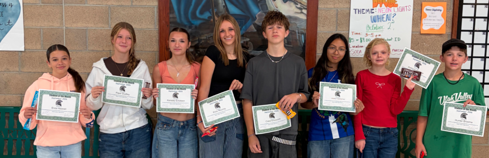 September Studens of the Month